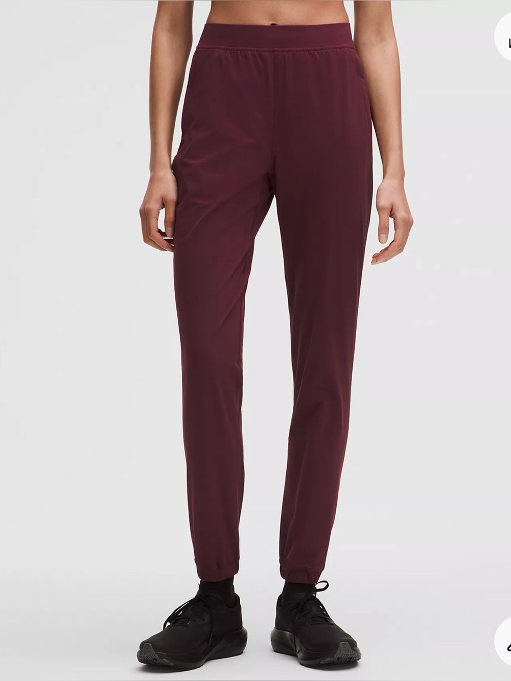 New Lululemon Adapted State High-Rise Jogger Regular SZ 6 CL BBAY (Burgundy Bay)
